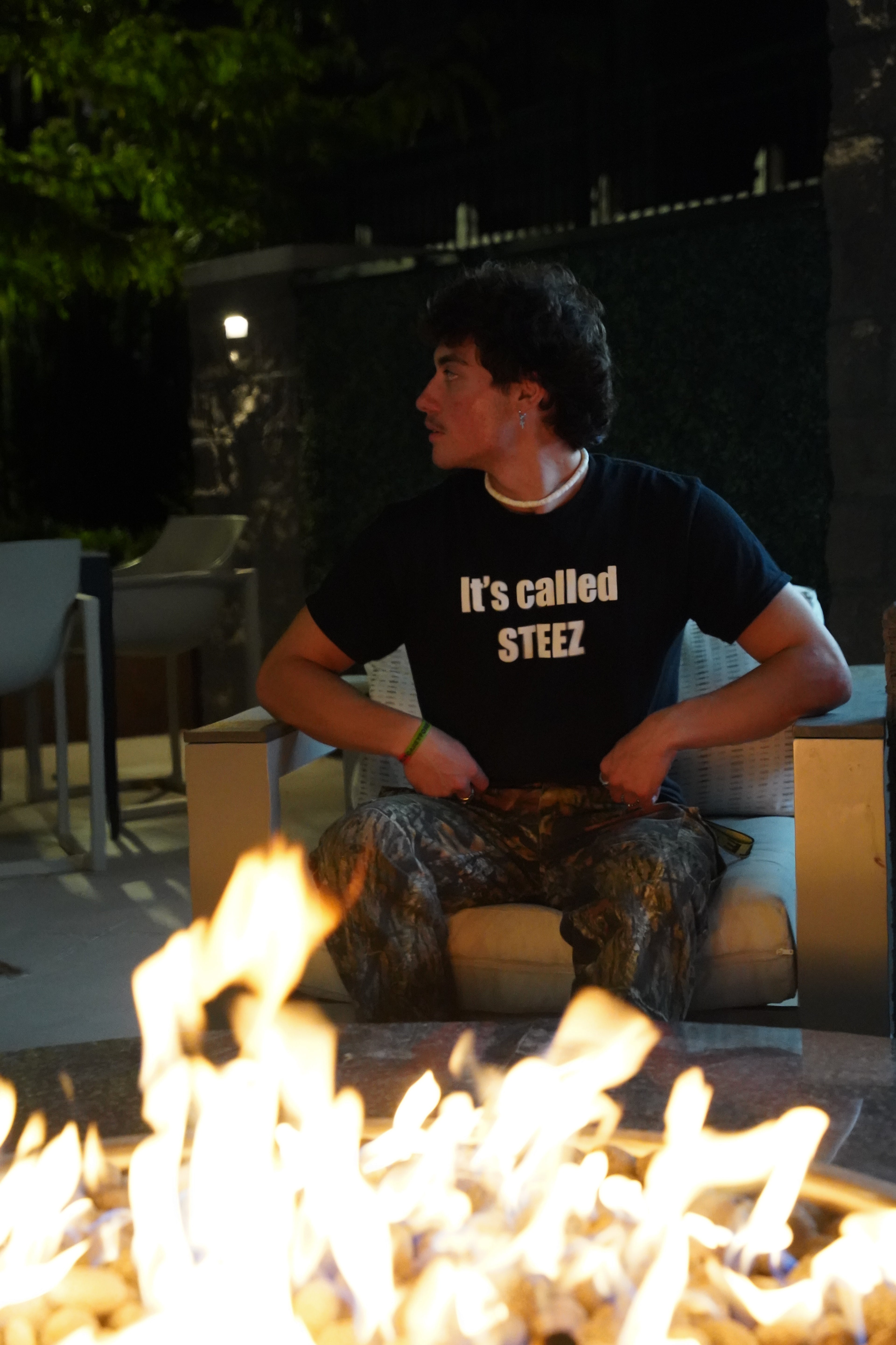 "ITS CALLED STEEZ" Black Short sleeve shirt